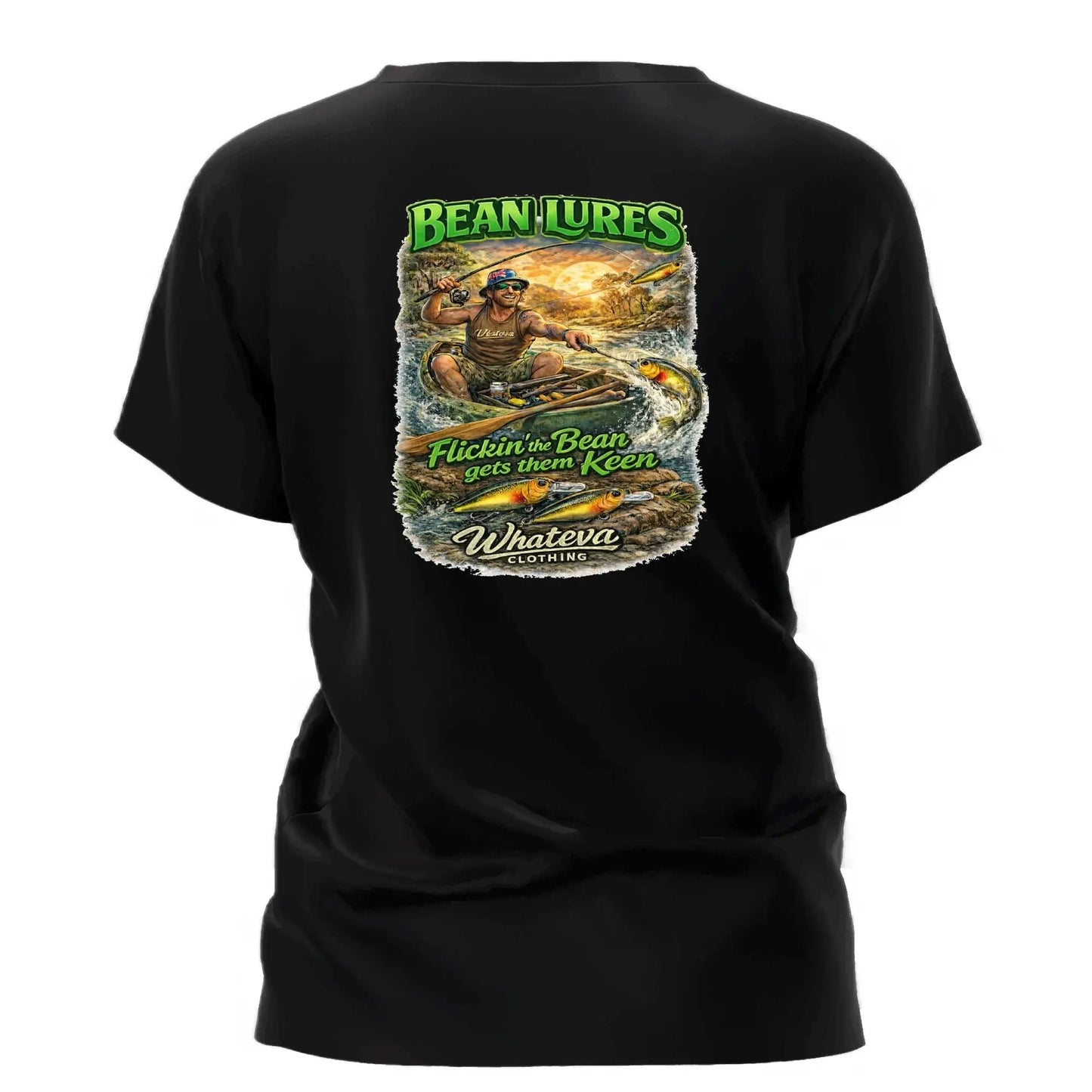 Bean Lures Tee Shirt -Aussie Classic Bean Lures