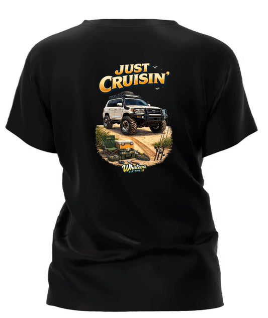 200 Series Landcruiser Tee Shirt - Just Cruisin Whateva Outdoors